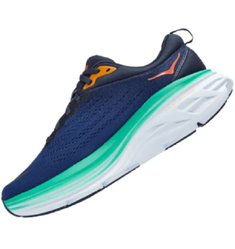 Hoka One One Women's Bondi 8 Outer Space/Bellweather Blue-5